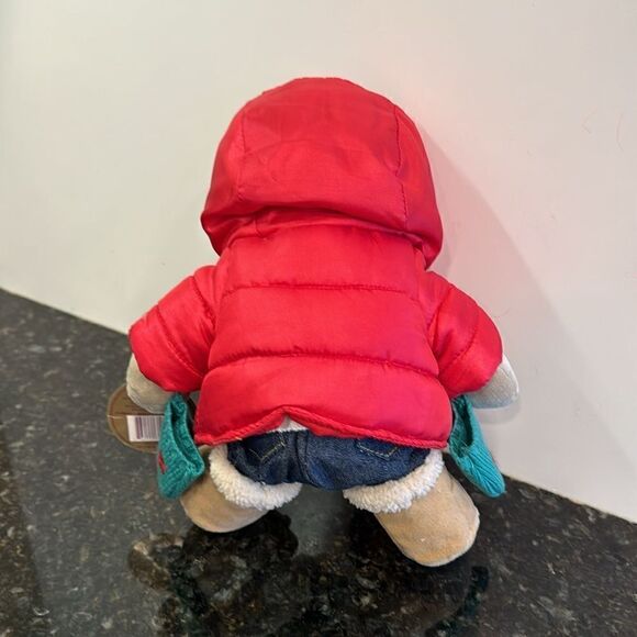 Starbucks Bearista Boy Bear Plush Winter 2006 51st Edition Red Puffy Jacket EUC - Picture 7 of 9